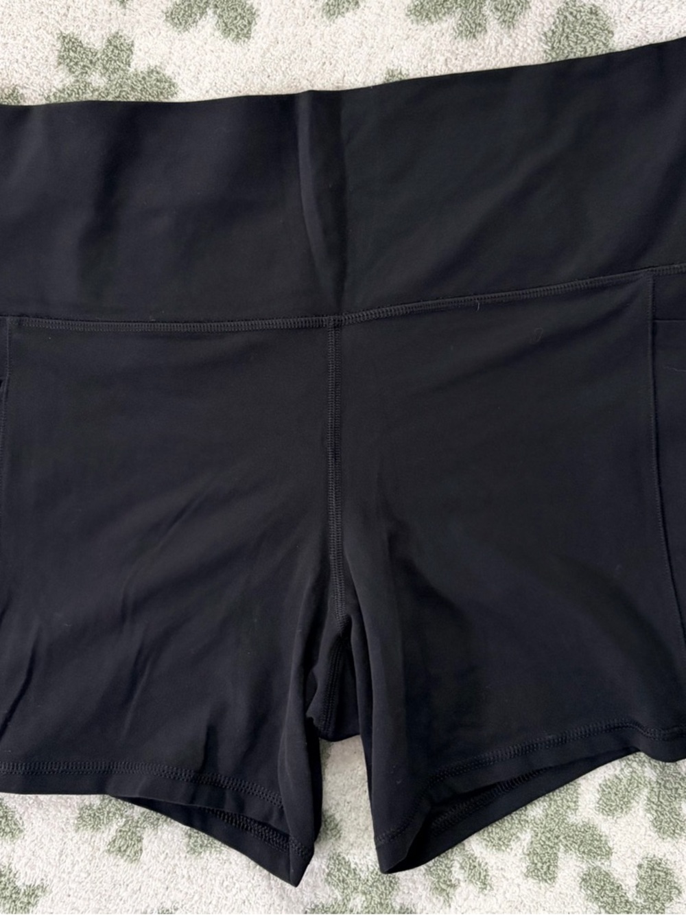 Athleta Black High-Waist Bike Shorts